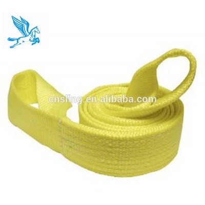 8ton Yellow Auto Car Tow Strap with sleeve