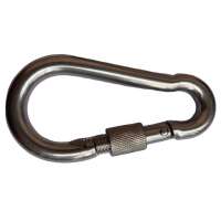 STAINLESS STEEL 316 DIN5299D SNAP HOOK WITH SCREW