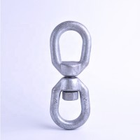 Us Type Carbon Steel Stainless Steel Hot Dip Galvanized Drop Forged G402 Regular Chain Eye And Eye Swivel For Lifting