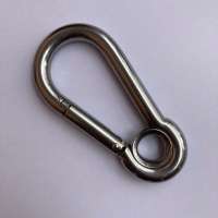 STAINLESS STEEL 304 DIN5299A SNAP HOOK WITH RING