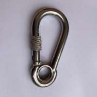 STAINLESS STEEL 316 DIN5299B SNAP HOOK WITH EYELET AND BOLT